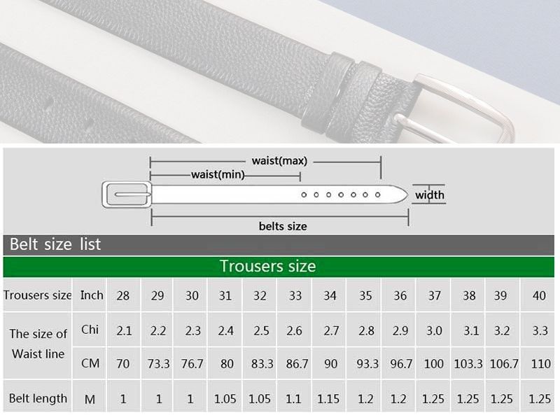 How to measure belt length